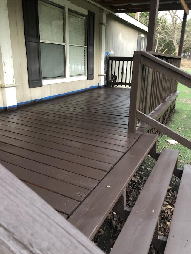 view of deck