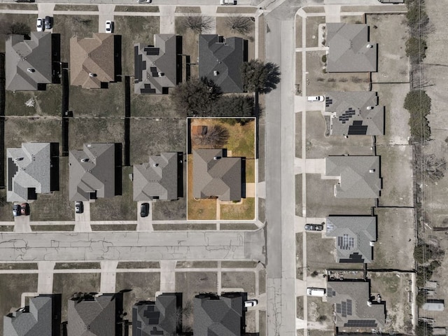 drone / aerial view featuring a residential view