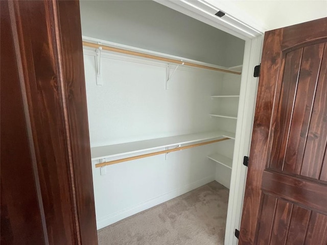 view of closet