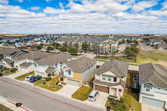 drone / aerial view featuring a residential view