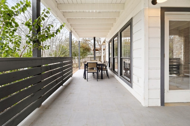 1209 Lost Creek Blvd, Austin, TX 78746 - view of patio with outdoor dining area