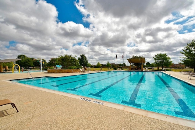 view of pool