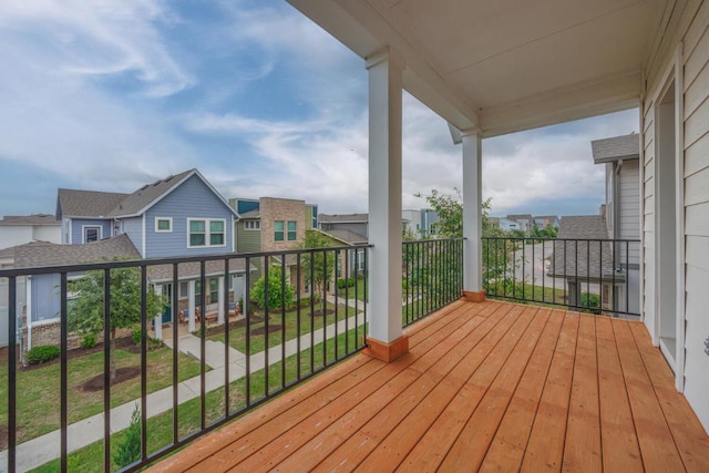 7902 Sutcliffe Dr, Austin, TX 78744 - deck with a residential view