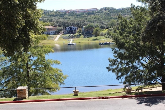 property view of water