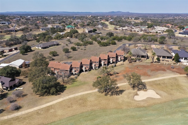 aerial view featuring a residential view