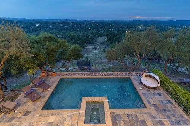 9104 Atwater Cv, Austin, TX 78733 - view of swimming pool with a patio area and a pool with connected hot tub