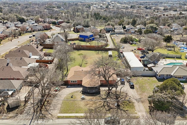 birds eye view of property featuring a residential view