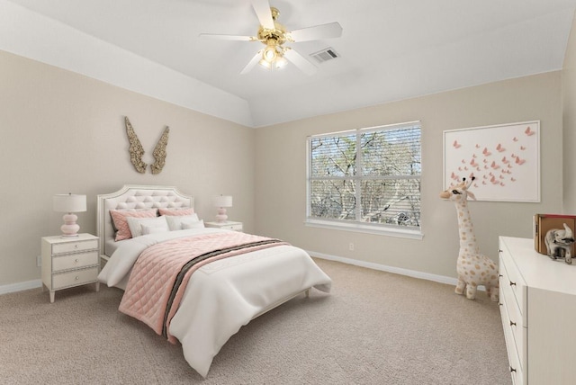 3405 Mulberry Creek Dr, Austin, TX 78732 - bedroom featuring light colored carpet and a ceiling fan
