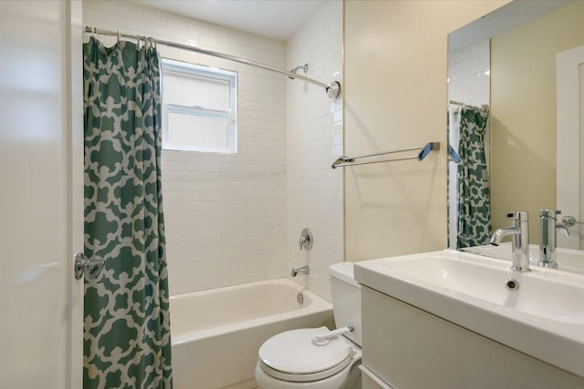 1705 E 14th St Unit B, Austin, TX 78702 - full bath featuring toilet, shower / bath combo, and vanity