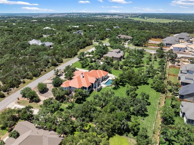 birds eye view of property featuring a residential view