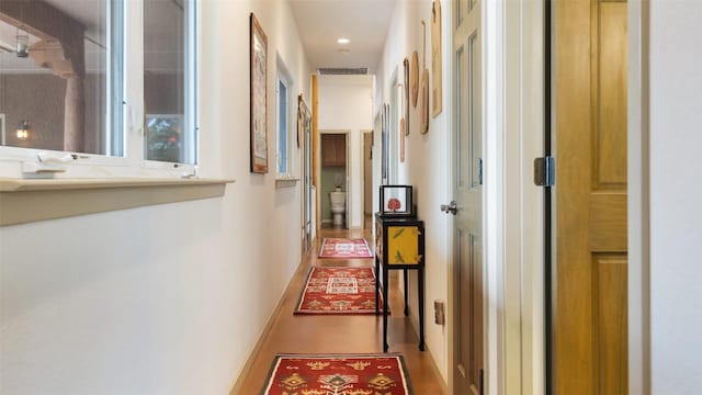 hall with baseboards