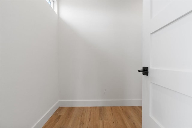 spacious closet featuring light wood finished floors