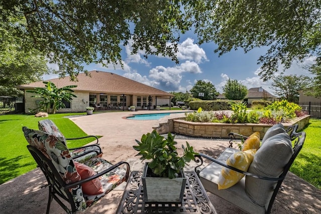 194 Brushy Creek Trl, Hutto, TX 78634 - view of pool with a patio area