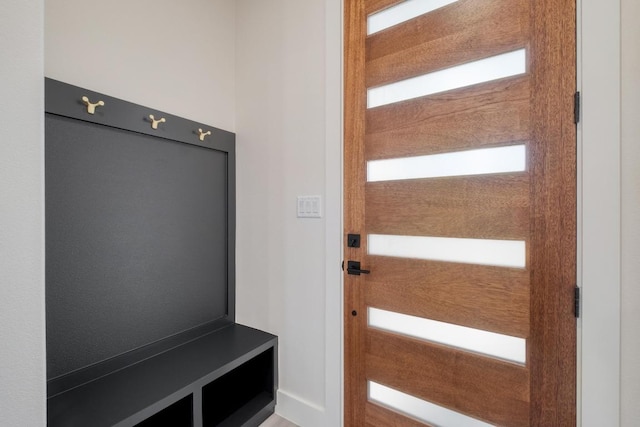 view of mudroom