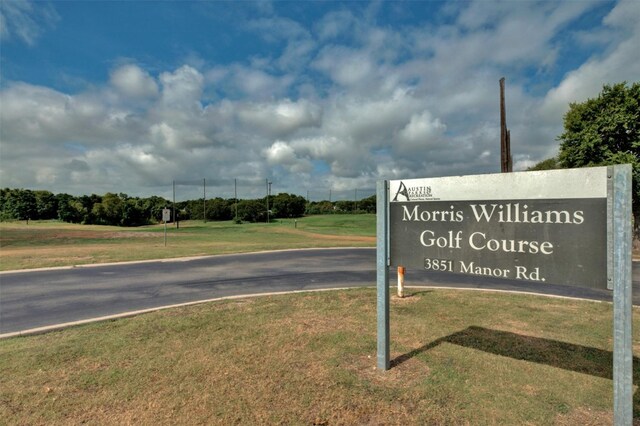 2505 Moreno St, Austin, TX 78723 - community sign with a lawn