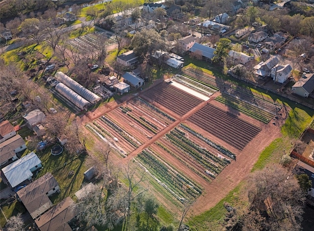 bird's eye view featuring a rural view