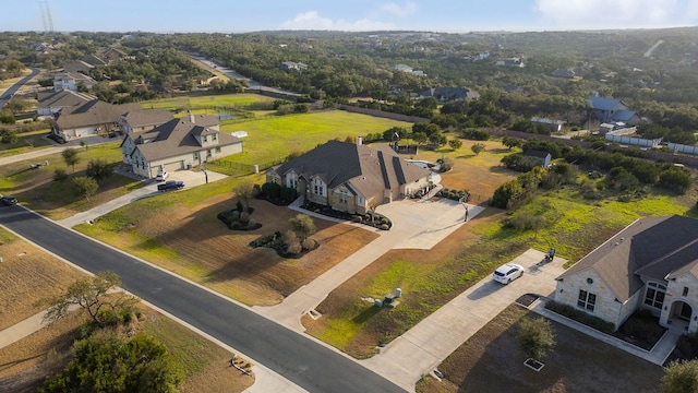 bird's eye view featuring a residential view