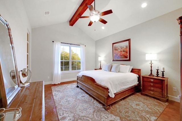 23923 Tres Coronas, Spicewood, TX 78669 - bedroom with baseboards, recessed lighting, and ceiling fan