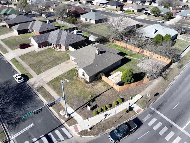 drone / aerial view featuring a residential view