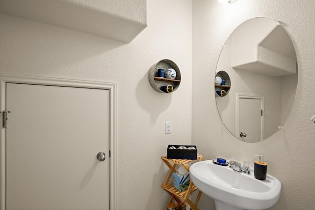 bathroom with a sink