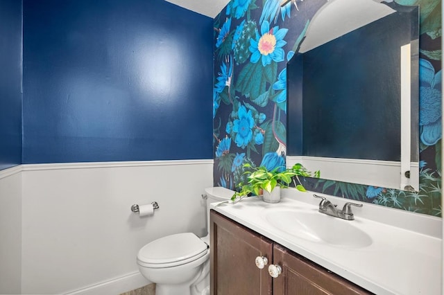 6303 Sam Maverick Pass, Austin, TX 78749 - bathroom with vanity and toilet