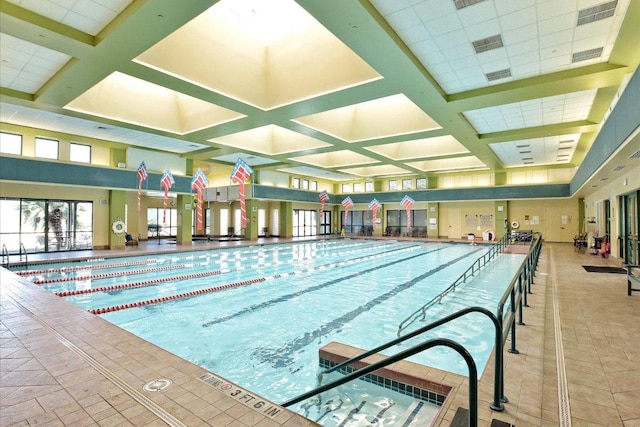 view of pool