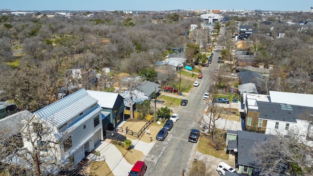 drone / aerial view featuring a residential view