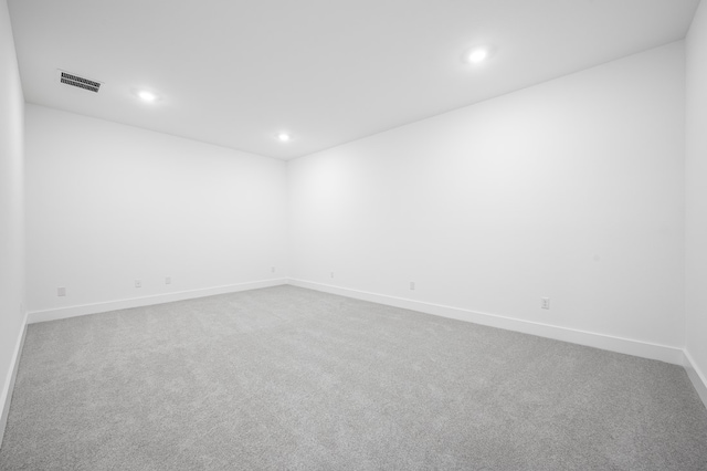 1821 Novara Trl, Leander, TX 78641 - carpeted spare room with recessed lighting and baseboards