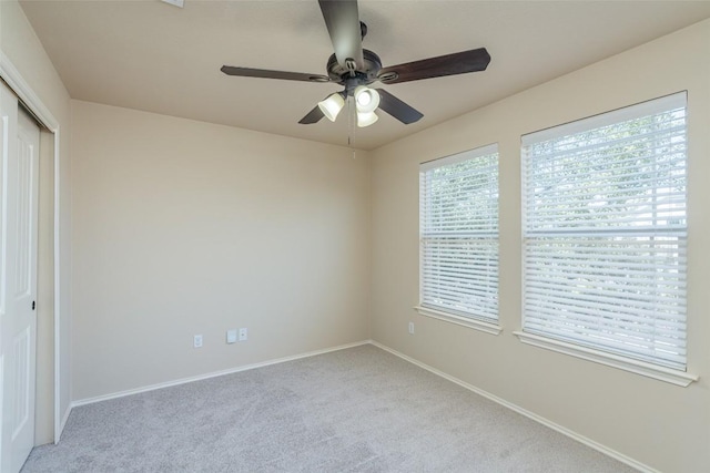 714 Alamo Plaza Dr, Cedar Park, TX 78613 - unfurnished room with light colored carpet and ceiling fan