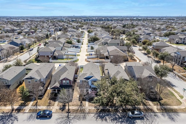 drone / aerial view featuring a residential view