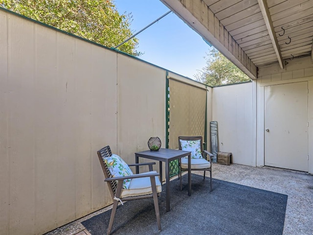 view of patio / terrace