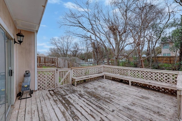 1100 Silverton Ct, Austin, TX 78753 - wooden deck featuring a fenced backyard