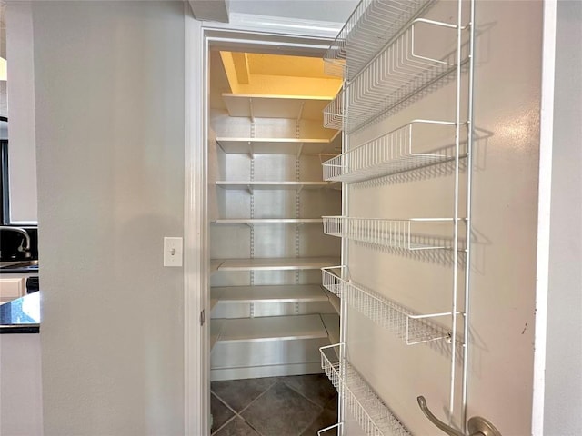 pantry with a sink