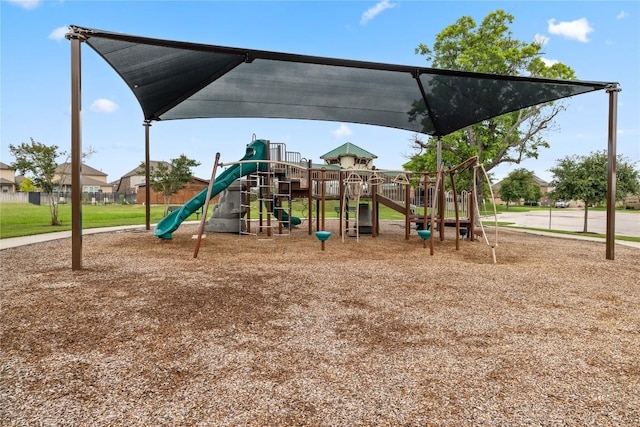 view of communal playground