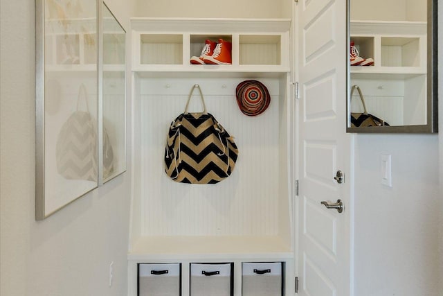 view of mudroom