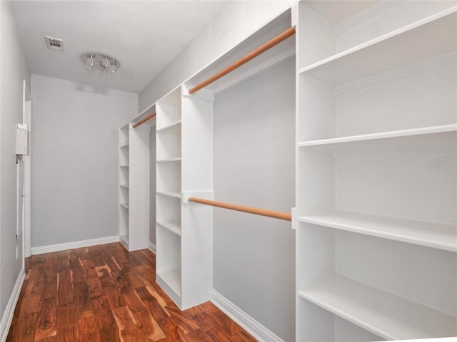 802 Wood Mesa Dr, Round Rock, TX 78665 - walk in closet featuring wood finished floors