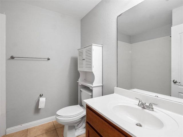 802 Wood Mesa Dr, Round Rock, TX 78665 - bathroom with vanity and tile patterned floors