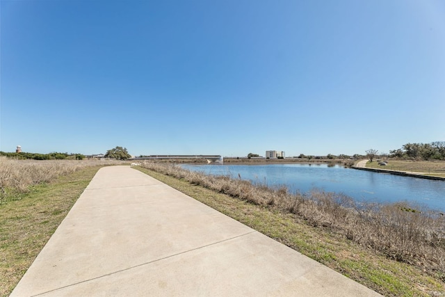 property view of water