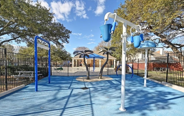 surrounding community featuring playground community and fence