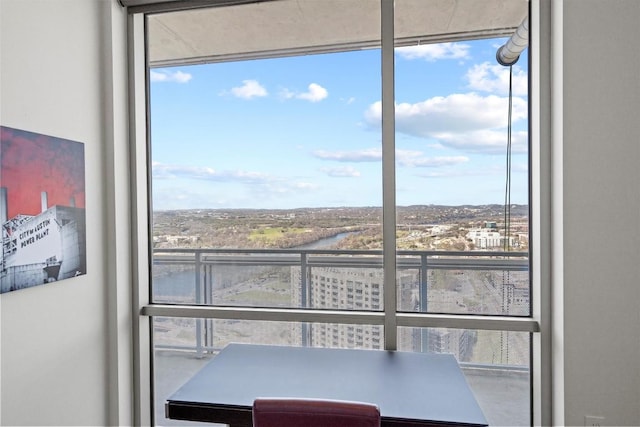 222 W Ave Unit 2806, Austin, TX 78701 - dining room with a view of city
