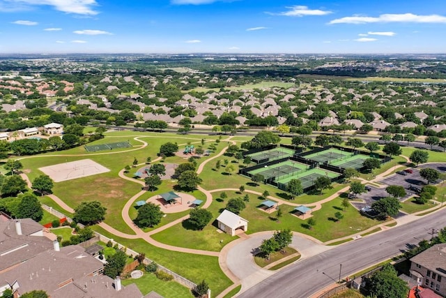 drone / aerial view featuring a residential view