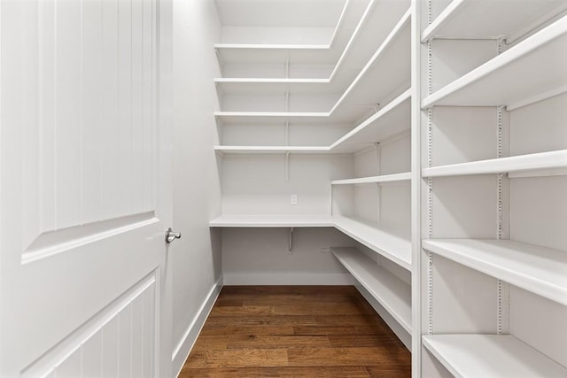 view of storage area