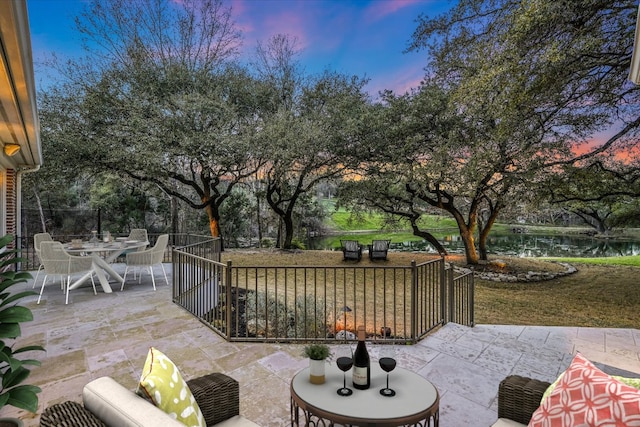 view of patio / terrace with outdoor dining space