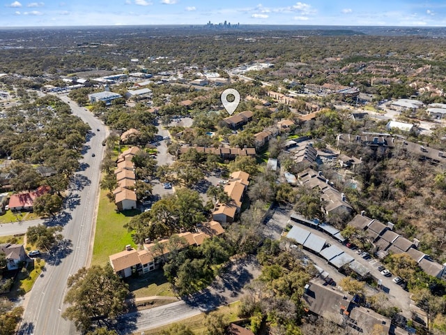 aerial view featuring a residential view