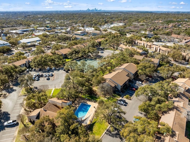 bird's eye view featuring a residential view