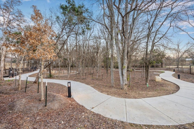 surrounding community featuring fence