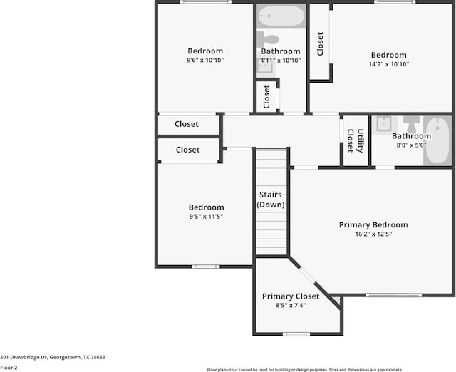 1505 Curameng Cv, Austin, TX 78748 - view of floor plan / room layout