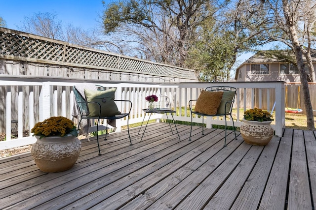 view of deck