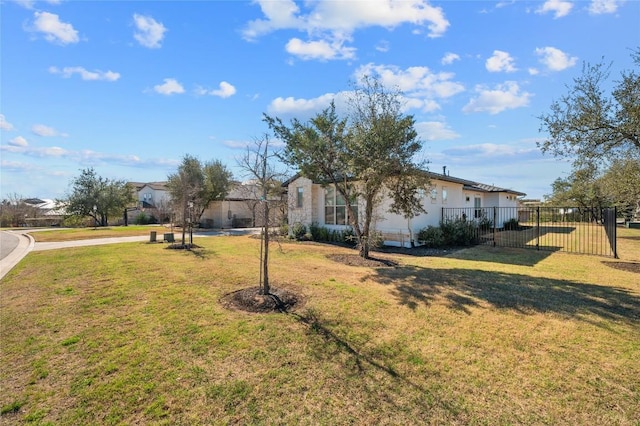 exterior space featuring fence