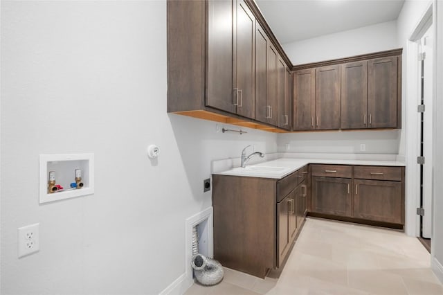 802 Serene Estates Dr, Austin, TX 78738 - laundry area with cabinet space, hookup for a washing machine, hookup for an electric dryer, and baseboards